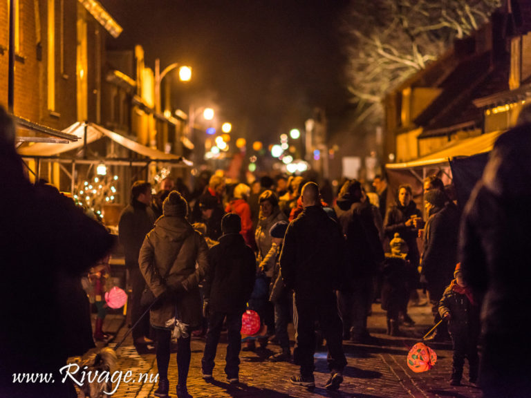 Gezellig druk op de winter wonder wandeling !