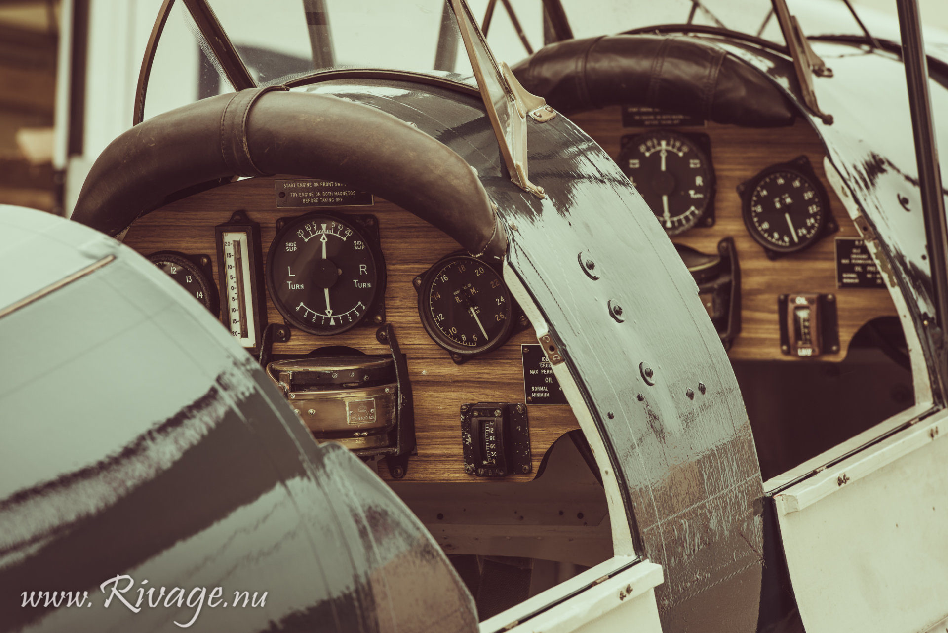 cockpit vintage dubbeldekker